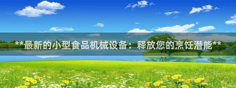 杏盛平台官网注册：**最新的小型食品机械